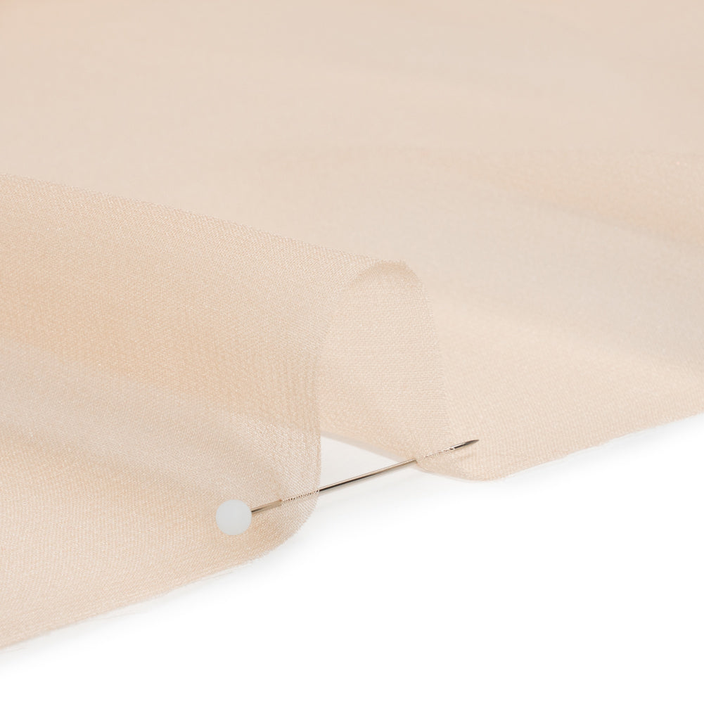Famous Australian Designer Nude Silk Georgette Detail