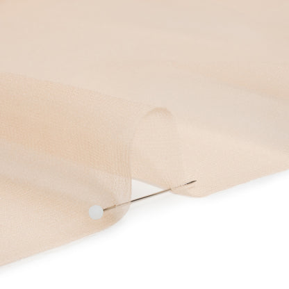 Famous Australian Designer Nude Silk Georgette Detail