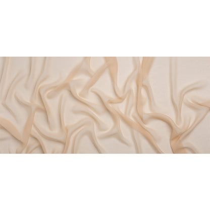 Famous Australian Designer Nude Silk Georgette Full