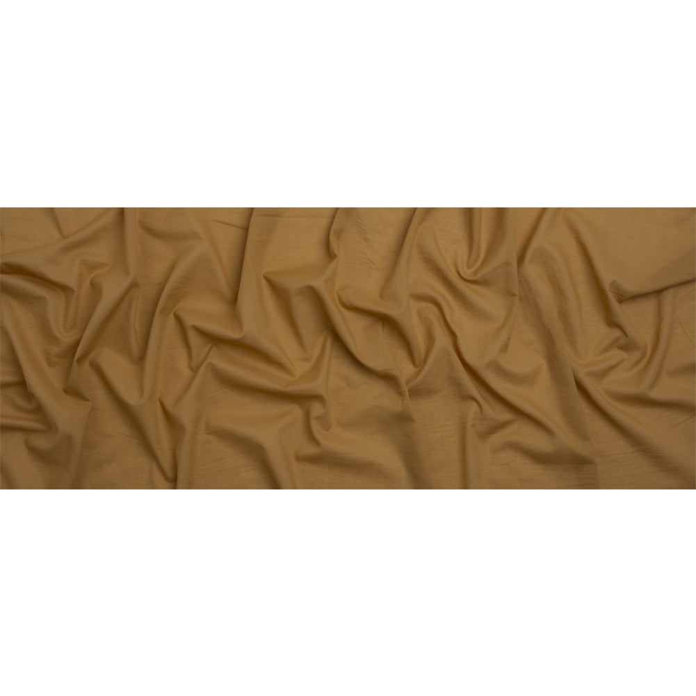 Famous Australian Designer Tan Cotton Voile Full