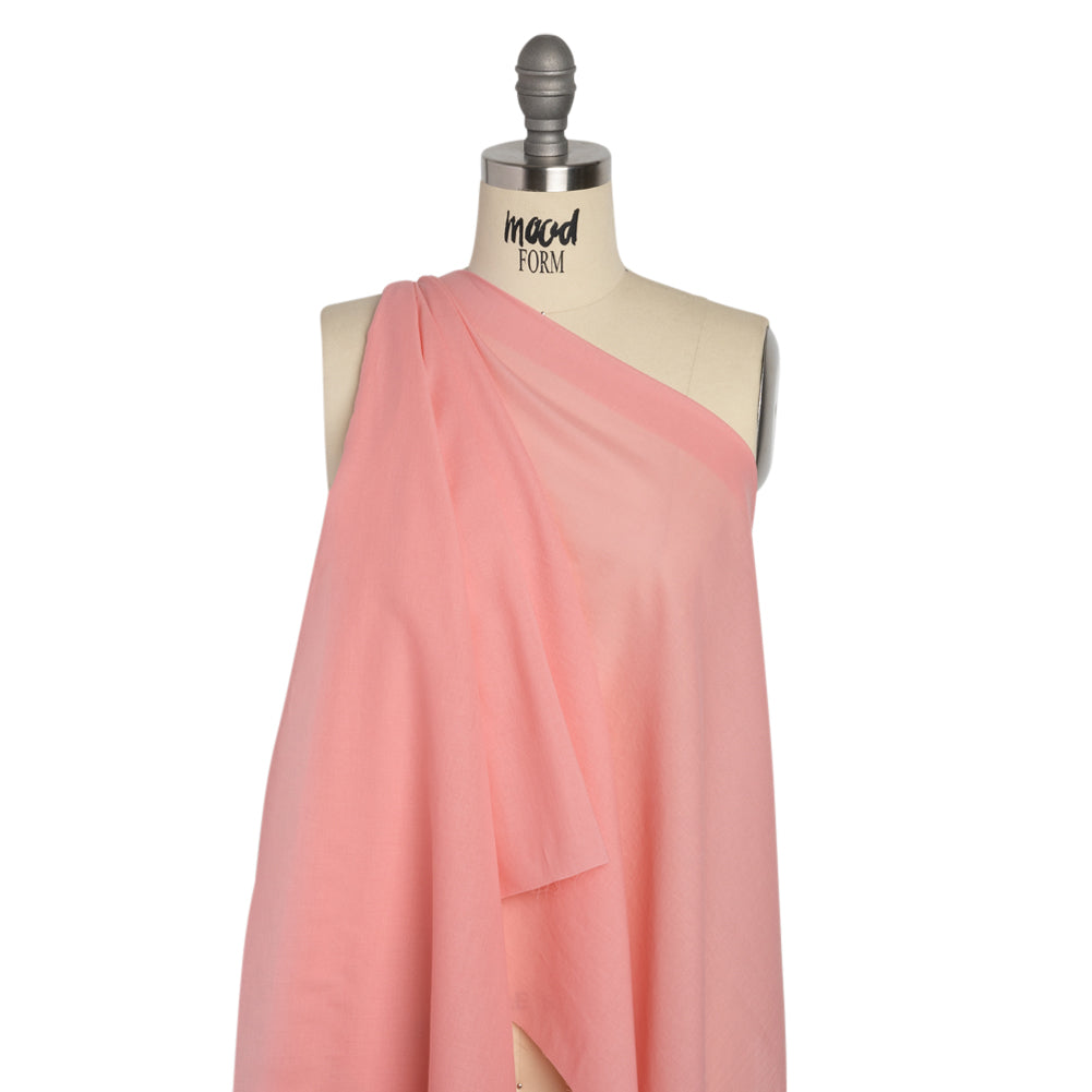 Famous Australian Designer Petal Pink Cotton Voile Drape