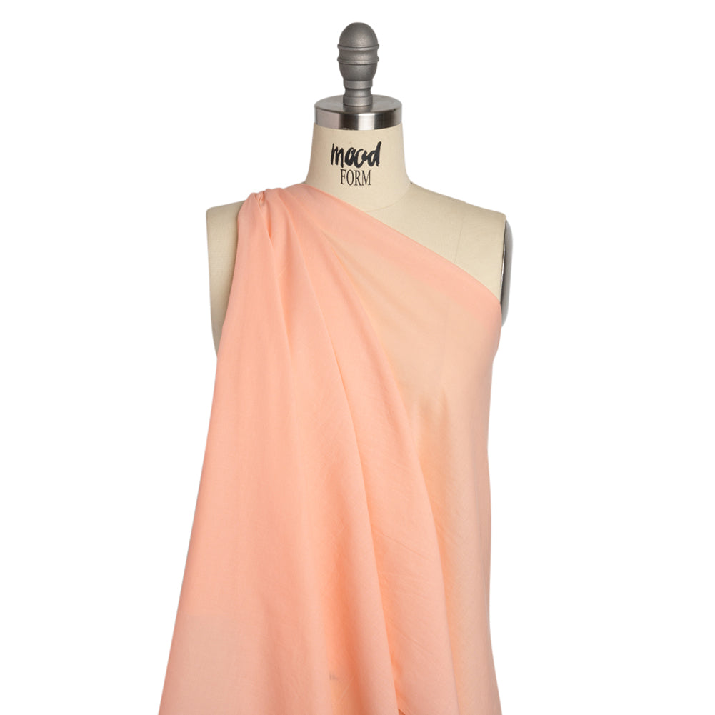 Famous Australian Designer Shell Pink Cotton Voile Drape