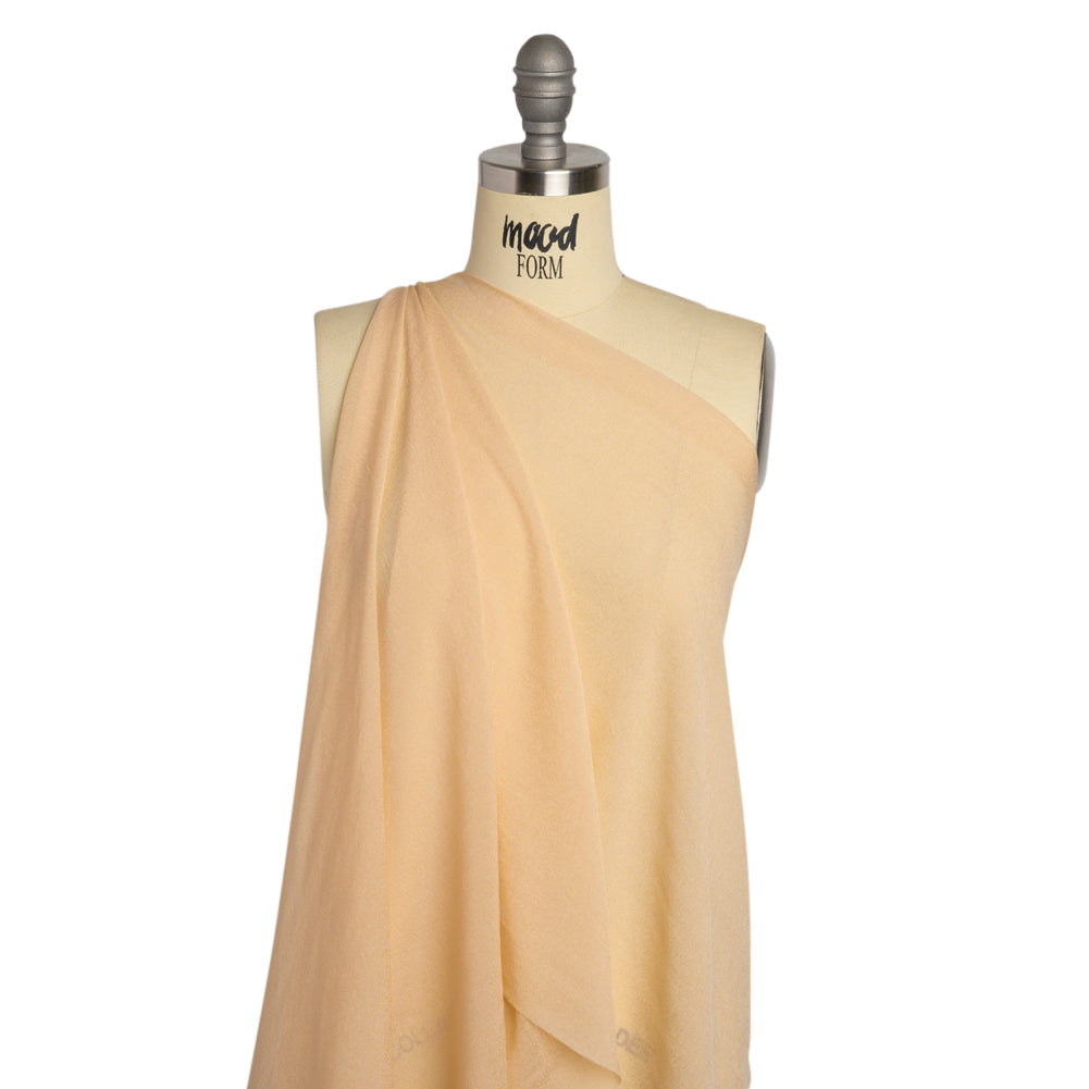 Famous Australian Designer Nude Viscose Georgette Drape
