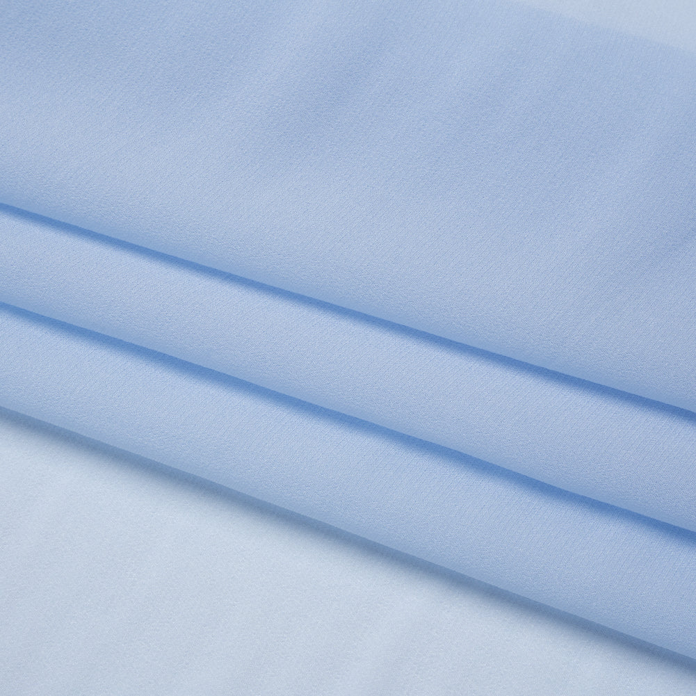 Famous Australian Designer Pale Blue Viscose Georgette Folded