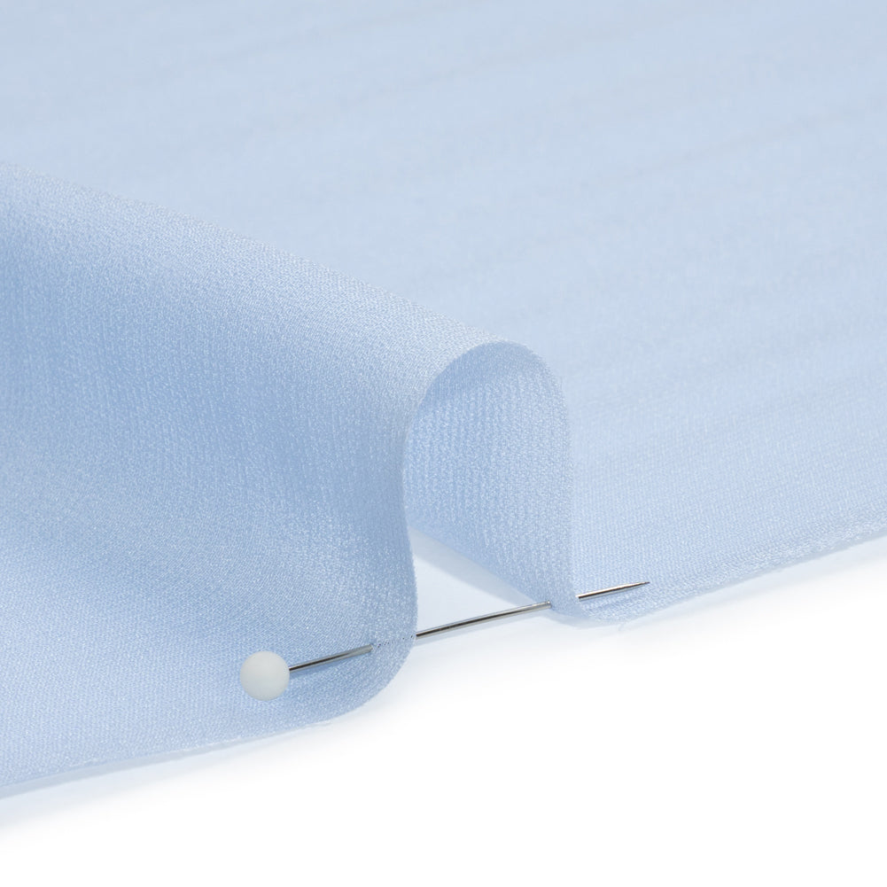 Famous Australian Designer Pale Blue Viscose Georgette Detail