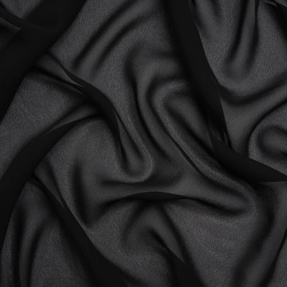 Famous Australian Designer Ink Viscose Georgette