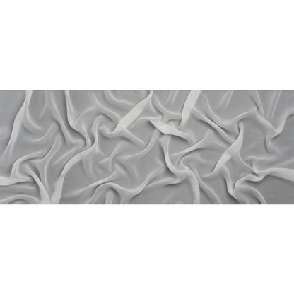 Famous Australian Designer White Viscose Georgette Full