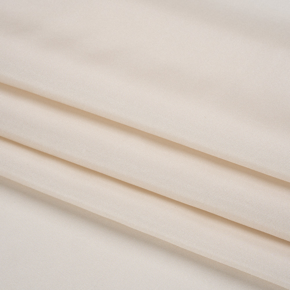 Famous Australian Designer Off White Silk Twill Folded