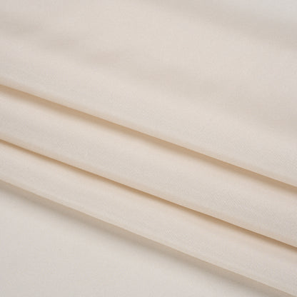 Famous Australian Designer Off White Silk Twill Folded