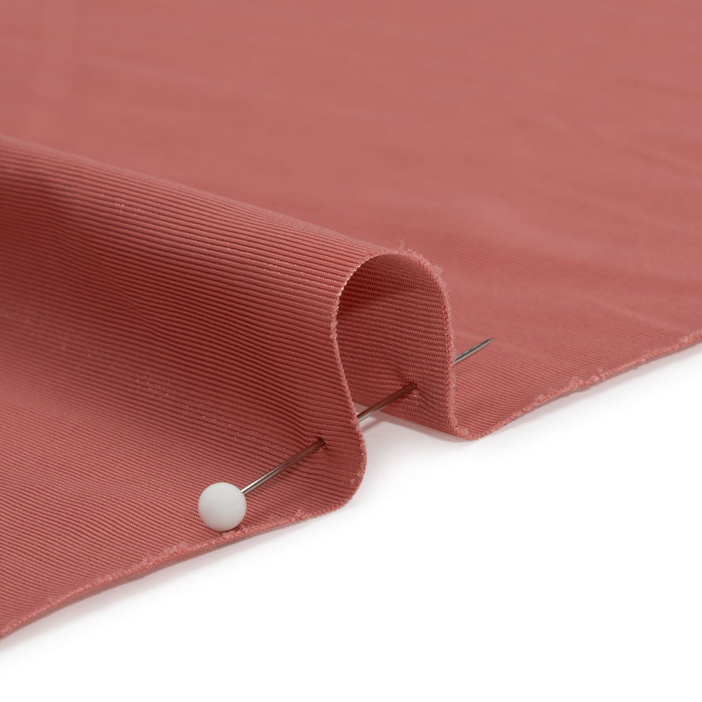 Famous Australian Designer Dark Rose Stretch Polyester Jersey Detail