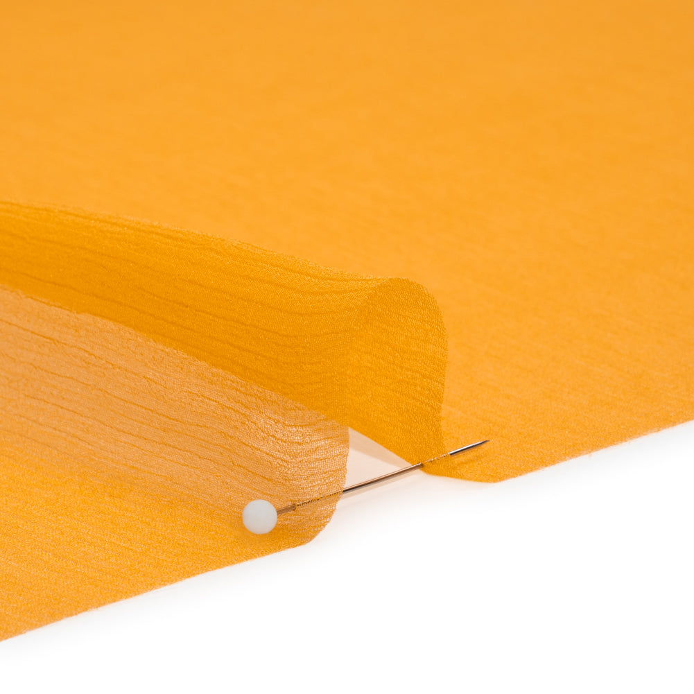 Famous Australian Designer Mango Crinkled Silk Georgette Detail