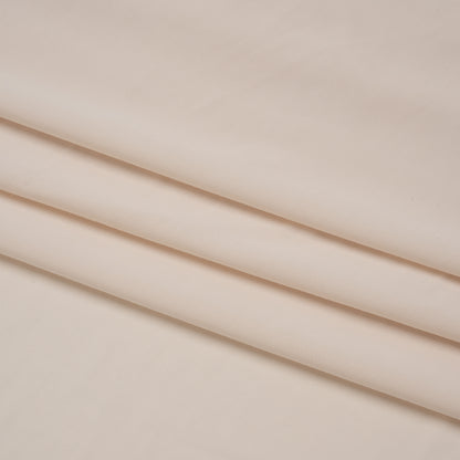 Famous Australian Designer Ecru Stretch Polyester Jersey Folded
