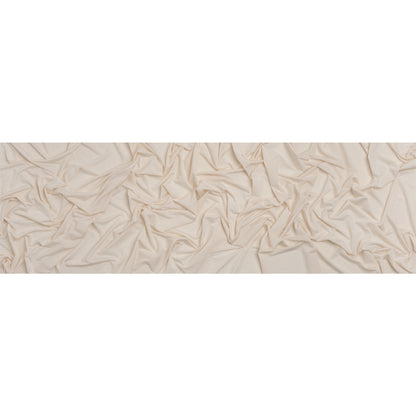 Famous Australian Designer Ecru Stretch Polyester Jersey Full