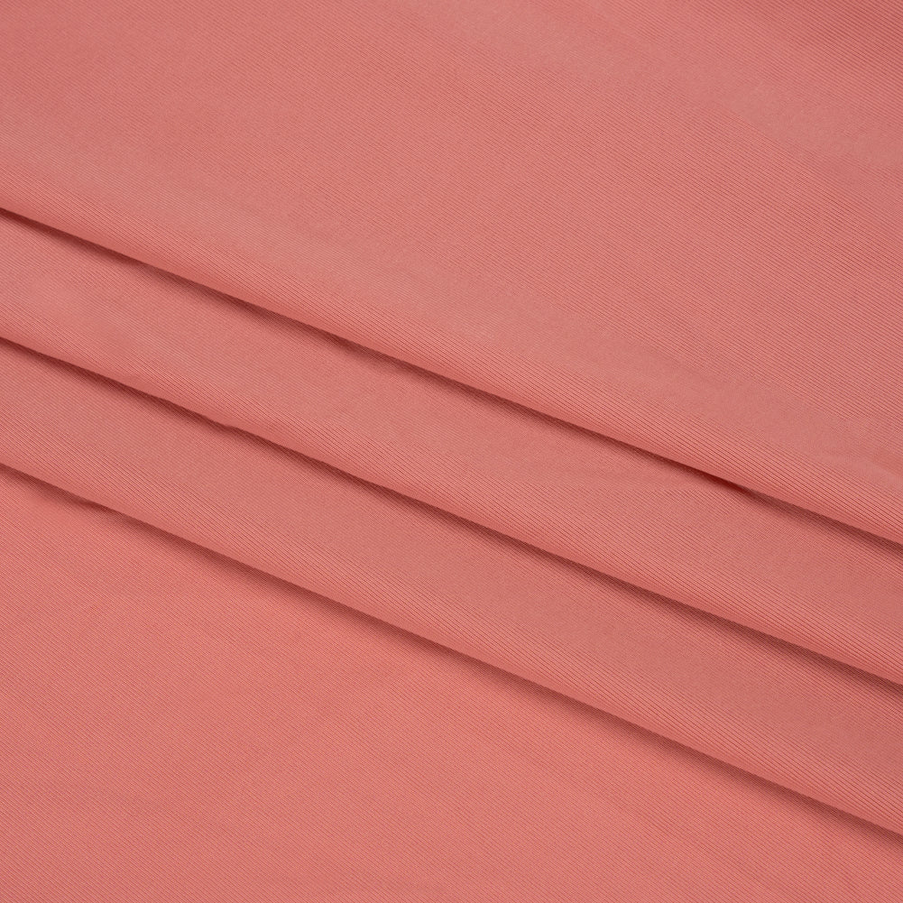 Famous Australian Designer Rose Stretch Polyester Jersey Folded