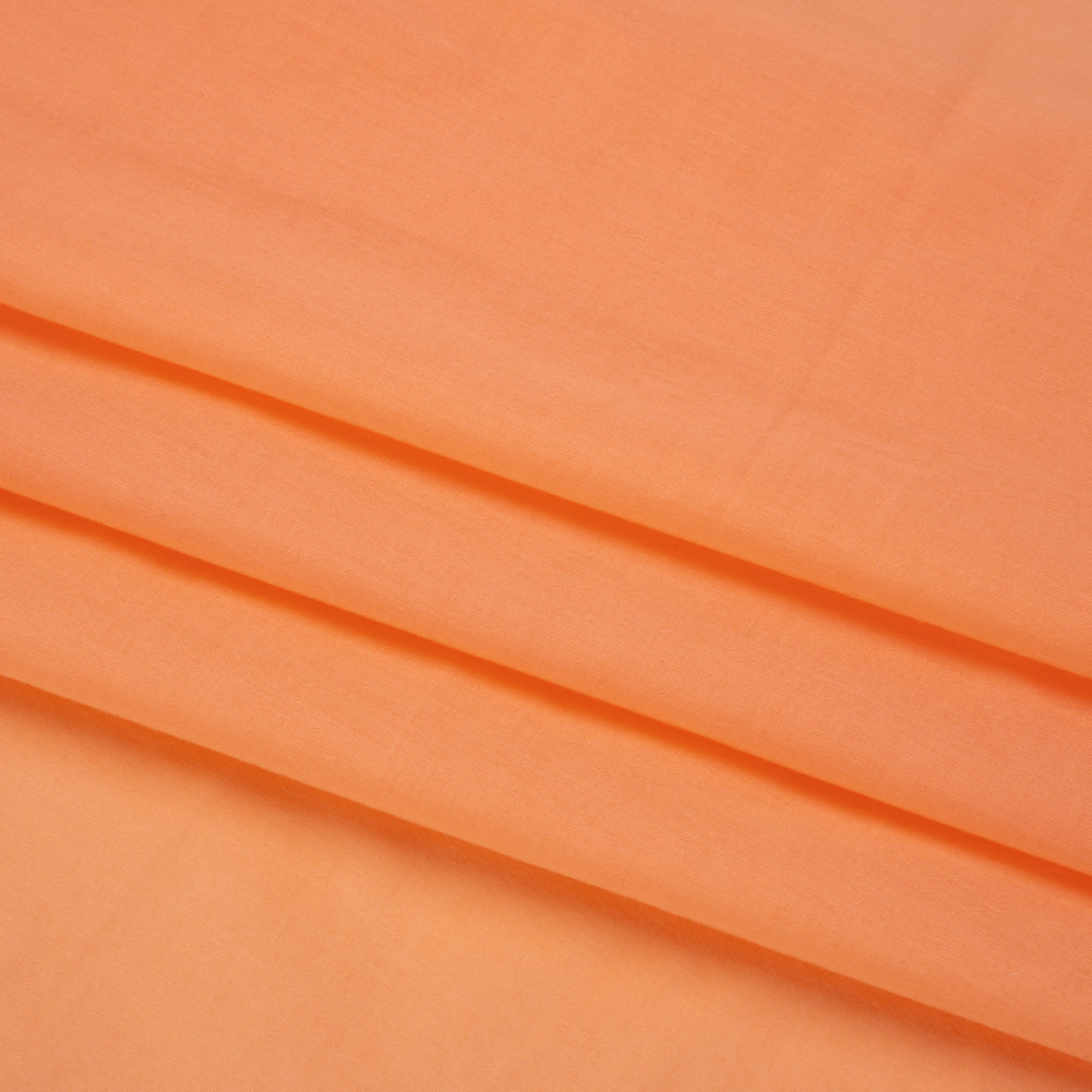 Famous Australian Designer Peach Cotton Voile Folded