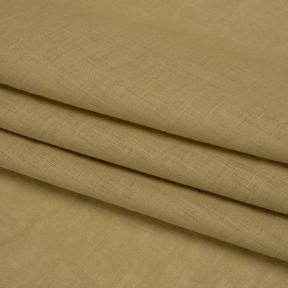 Famous Australian Designer Light Olive Lightweight Linen Woven Folded