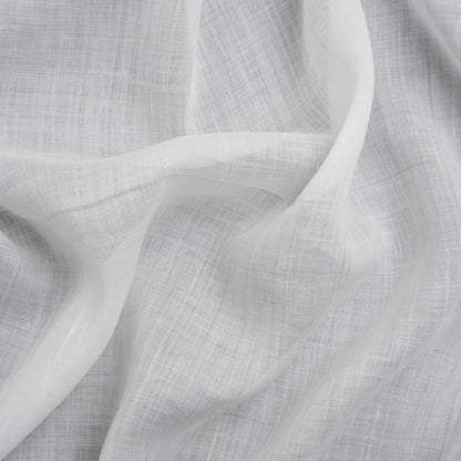 Famous Australian Designer White Lightweight Ramie Woven