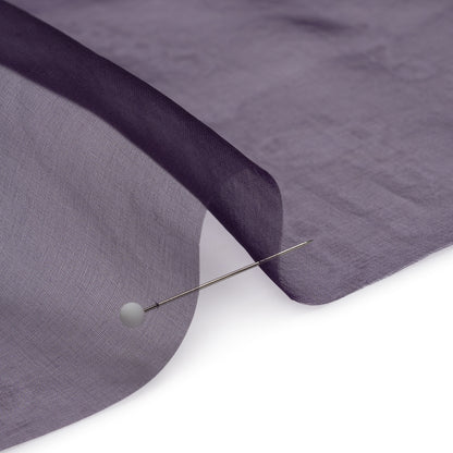 Famous Australian Designer Eggplant Lightweight Silk Organza Detail