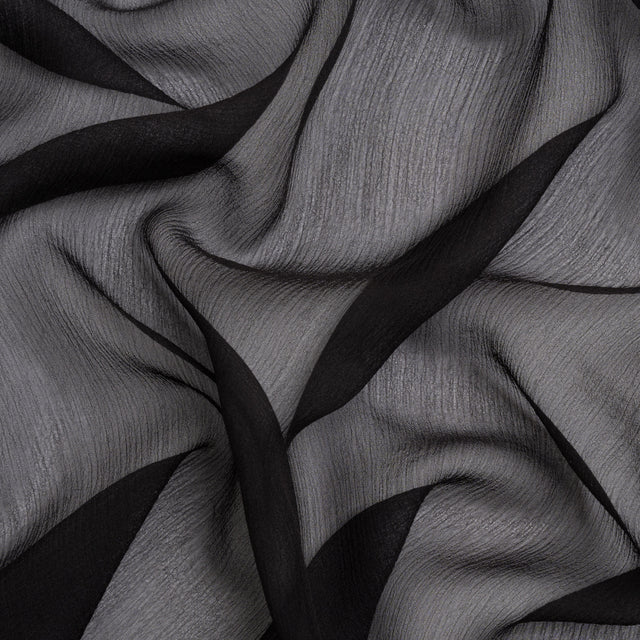 Famous Australian Designer Soil Crinkled Silk Chiffon