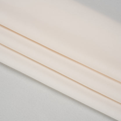 Famous Australian Designer Ivory Drapey Polyester Woven Folded
