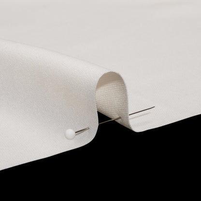 Famous Australian Designer Ivory Drapey Polyester Woven Detail