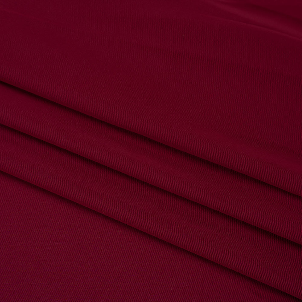 Famous Australian Designer Berry Stretch Polyester Jersey Folded