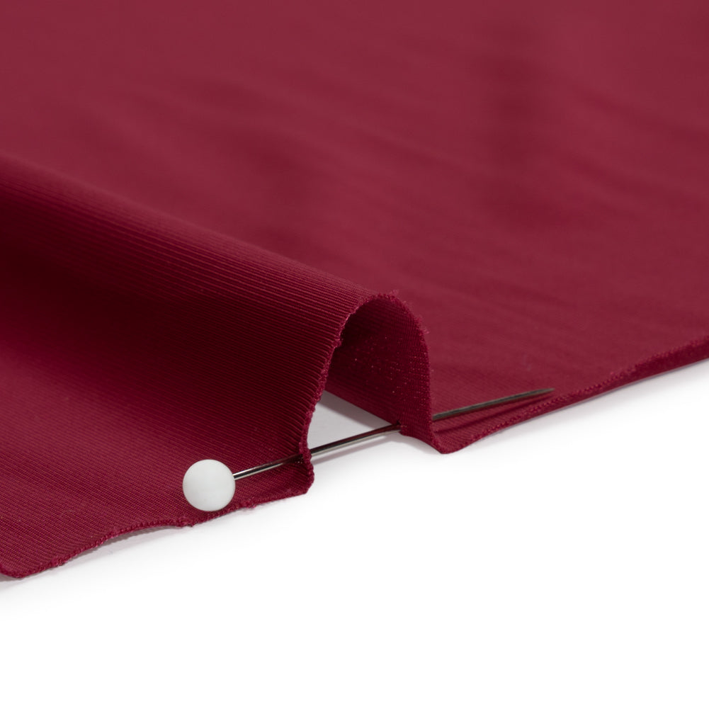 Famous Australian Designer Berry Stretch Polyester Jersey Detail