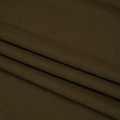 Famous Australian Designer Olive Green Stretch Polyester Crepe Folded