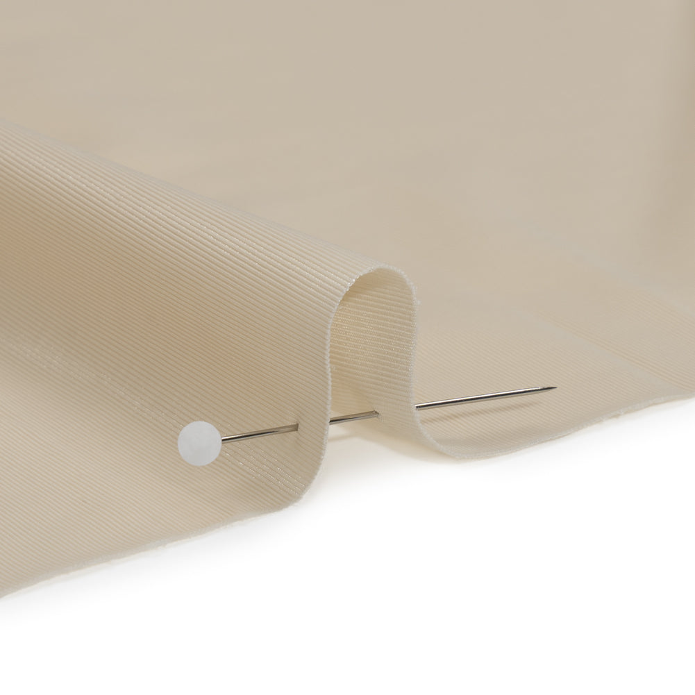 Famous Australian Designer Light Beige Stretch Polyester Jersey Detail