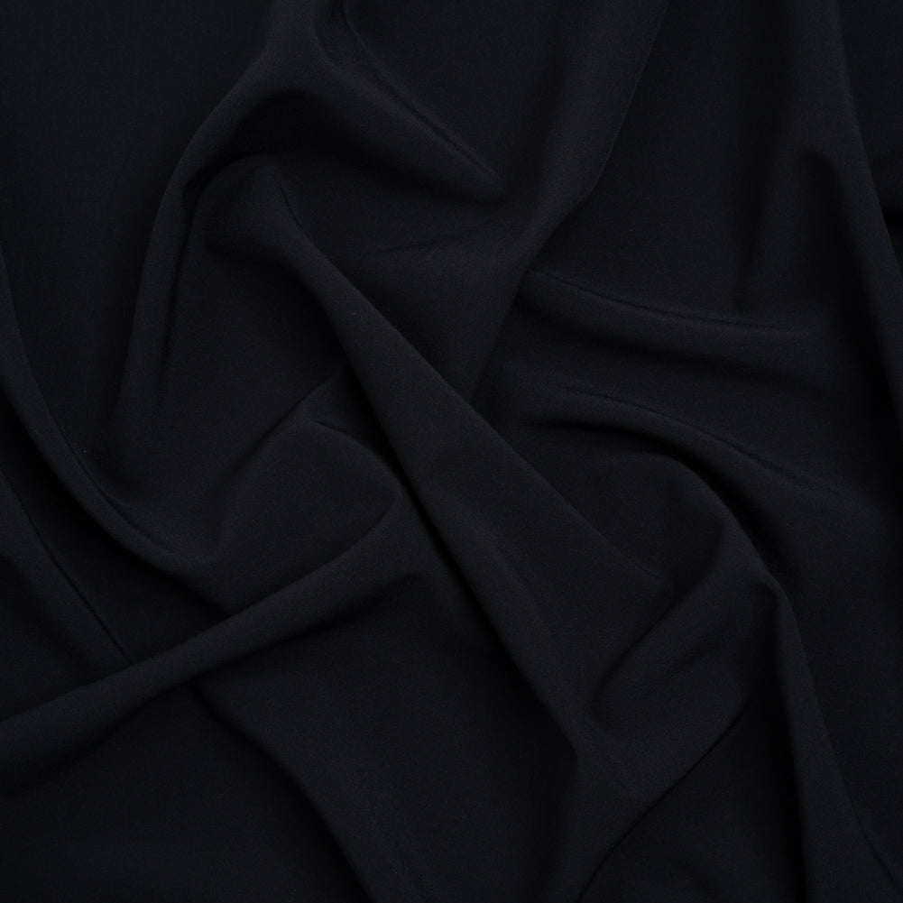 Famous Australian Designer Midnight Navy Stretch Polyester Woven