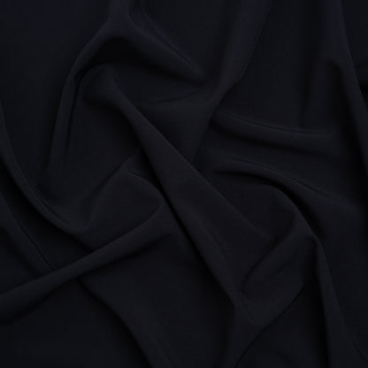 Famous Australian Designer Midnight Navy Stretch Polyester Woven