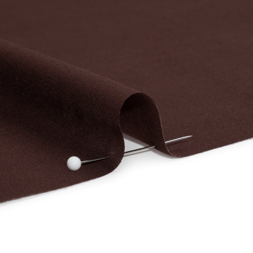 Famous Australian Designer Chocolate Stretch Viscose Lining Detail