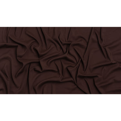 Famous Australian Designer Chocolate Stretch Viscose Lining Full