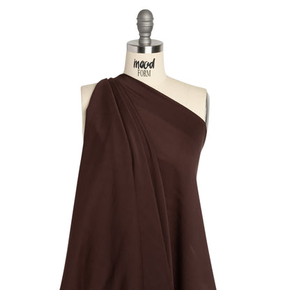 Famous Australian Designer Chocolate Stretch Viscose Lining Drape