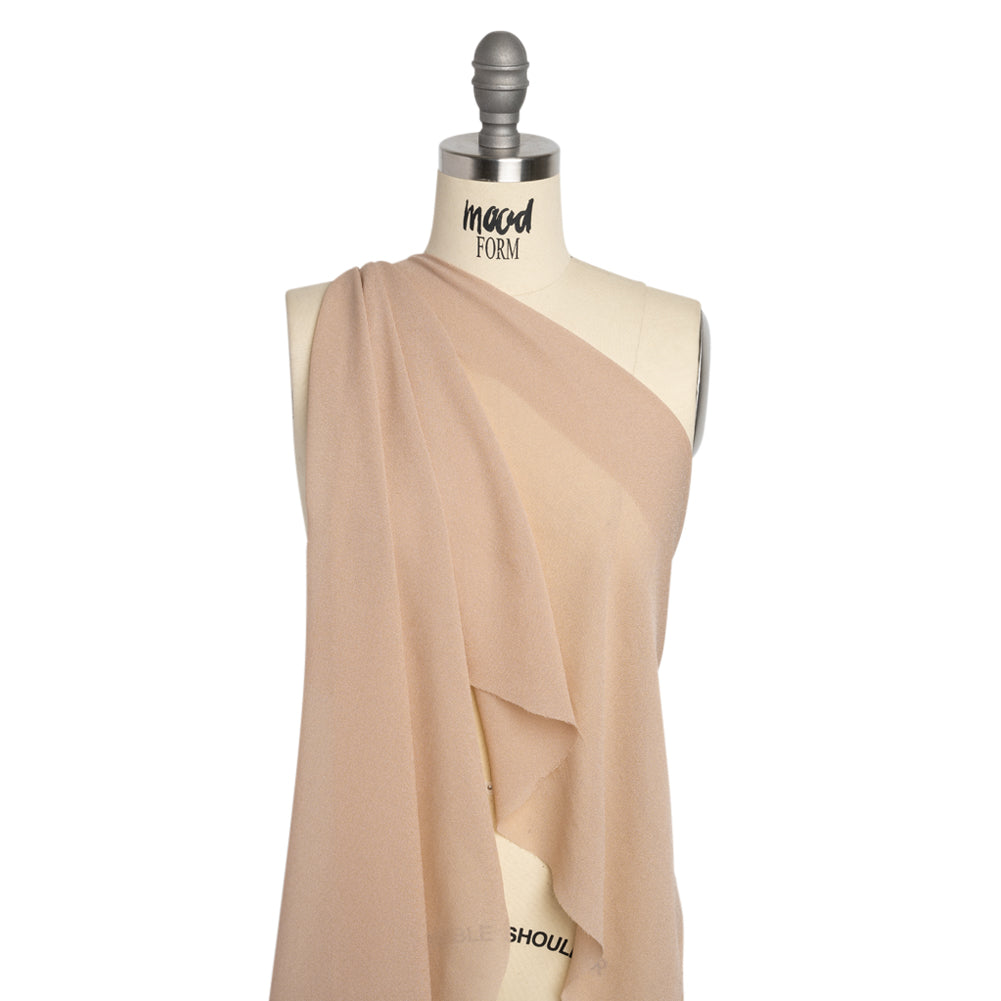 Famous Australian Designer Nude Viscose Georgette Drape
