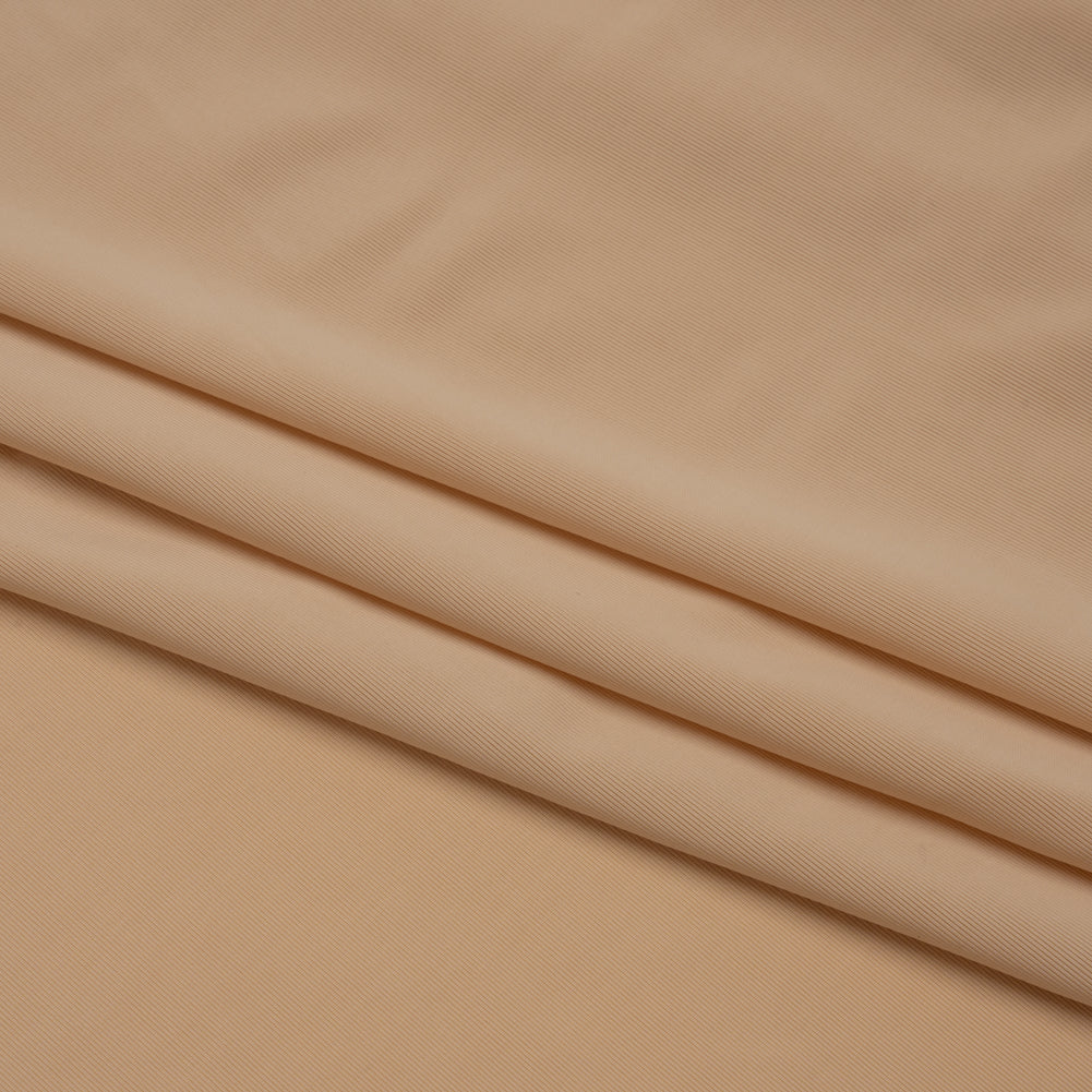 Famous Australian Designer Nude Stretch Polyester Jersey Folded