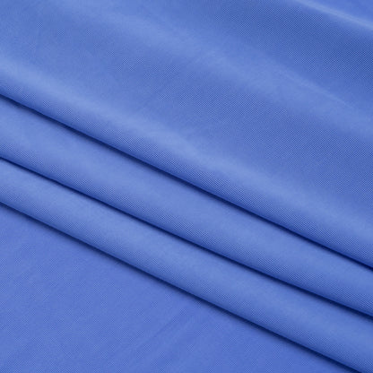 Famous Australian Designer French Blue Stretch Polyester Jersey Folded