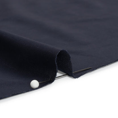 Famous Australian Designer Midnight Navy Stretch Polyester Jersey Detail