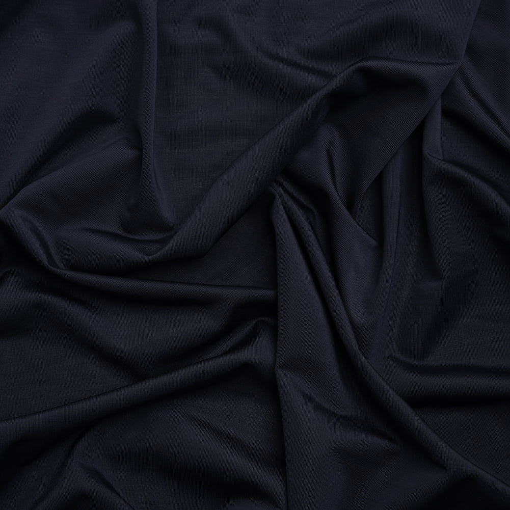 Famous Australian Designer Midnight Navy Stretch Polyester Jersey