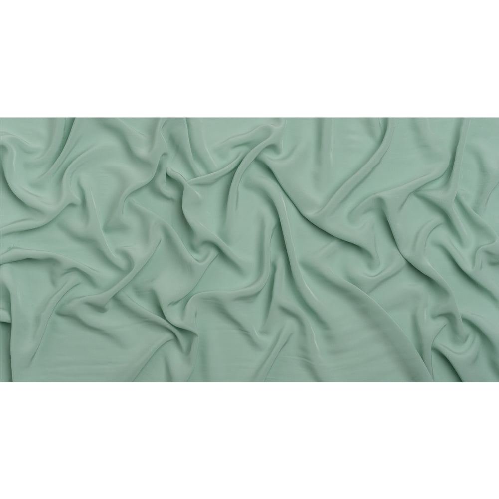 Famous Australian Designer Celadon Viscose Crepe de Chine Full