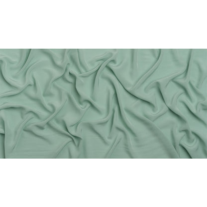 Famous Australian Designer Celadon Viscose Crepe de Chine Full
