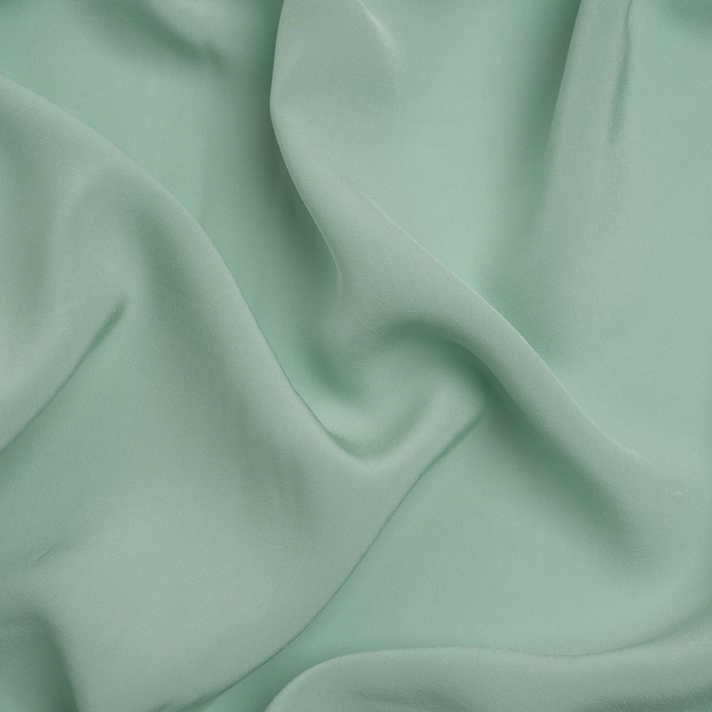 Famous Australian Designer Celadon Viscose Crepe de Chine