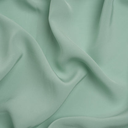 Famous Australian Designer Celadon Viscose Crepe de Chine