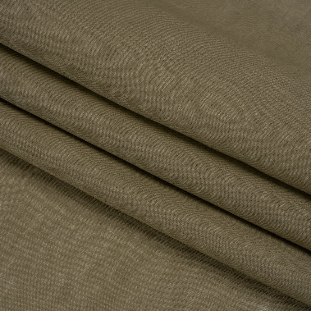 Famous Australian Designer Olive Lightweight Linen Woven Folded