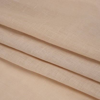 Famous Australian Designer Beige Lightweight Linen Woven Folded