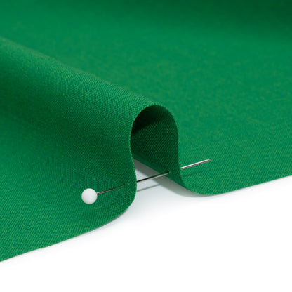 Famous Australian Designer Green Stretch Wool and Polyester Suiting Detail