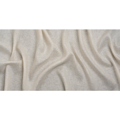 Famous Australian Designer Cream Lightweight Linen Woven Full