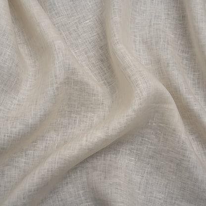 Famous Australian Designer Cream Lightweight Linen Woven