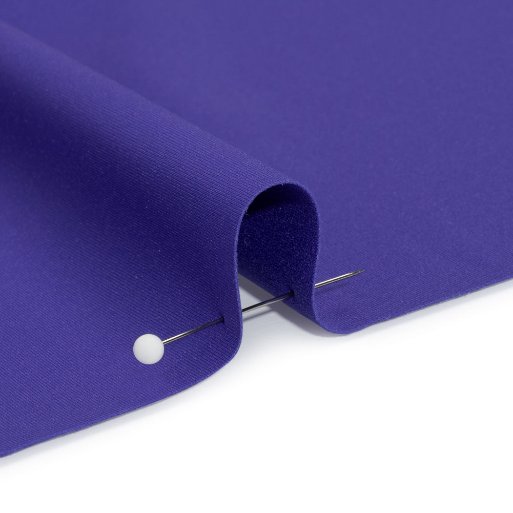 Famous Australian Designer Blue Stretch Polyamide Interlock Knit Detail