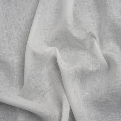 Famous Australian Designer White Lightweight Linen Woven